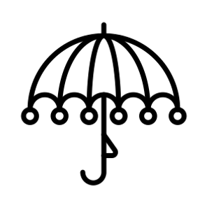 Umbrella, Parasol, Sunshade, Shade, Protection icon