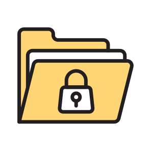 Archive, Encryption, Confidential, Folder, Binder icon