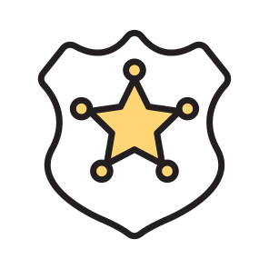 Badge, Insignia, Emblem, Shield, Crest icon