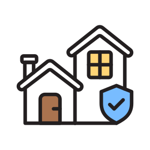 Home, House, Building, Insurance, Shield icon