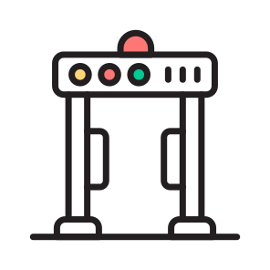 Security, Gate, Checkpoint, Terminal, Gateway icon