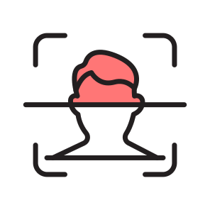 Security, Safety, Protection, Scan, Biometric icon