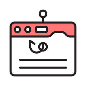 Website, Phishing, Hacking, Cybercrime, Cyberattack icon