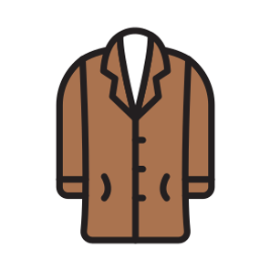 Coat, Overcoat, Trench, Outerwear, Apparel icon