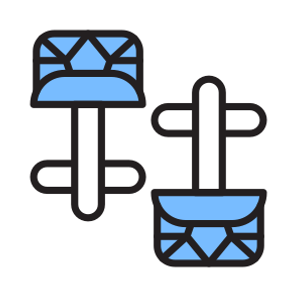 Cufflinks, Studs, Fasteners, Clips, Buttons icon