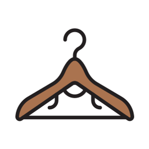 Hanger, Hook, Wooden, Rod, Holder icon