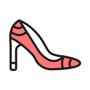 Heel, Shoe, Stiletto, Sandal, Slingback icon