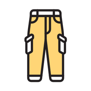 Pants, Trousers, Joggers, Slacks, Sweatpants icon