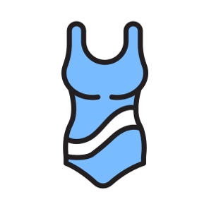 Swimsuit, Bikini, Tankini, Monokini, Swimwear icon