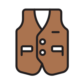Vest, Waistcoat, Gilet, Jacket, Apparel icon