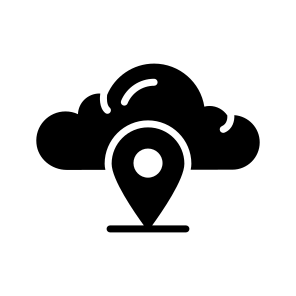 Cloud, Location, Gps, Geolocation, Forecast icon