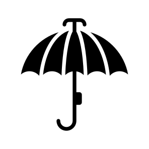Rainy, Weather, Umbrella, Rain, Precipitation icon