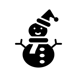 Snowman, Snow, Winter, Festive, Weather icon