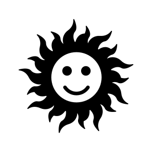 Sunny, Weather, Sun, Summer, Bright icon