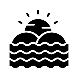 Sunset, Sunrise, Weather, Ocean, Forecast,,, icon