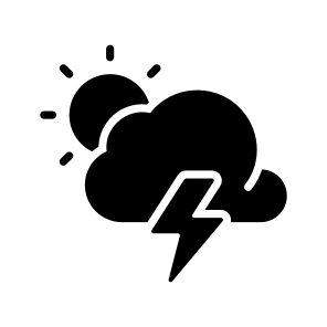 Thunderstorm, Storm, Weather, Rainy, Lightening icon