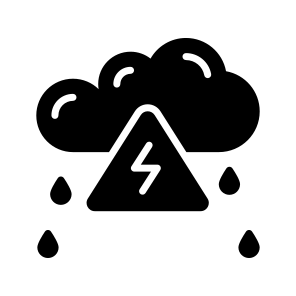 Weather, Alert, Thunderstorm, Storm, Forecast icon