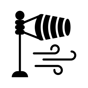 Windsock, Weather, Forecast, Wane, Wind icon