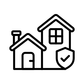 Home, House, Building, Insurance, Shield icon