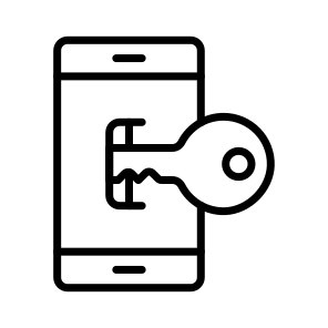 Key, Access, Unlock, Mobile, Phone,,, icon