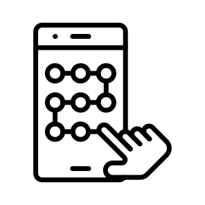 Pattern, Passcode, Unlock, Sequence, Mobile icon