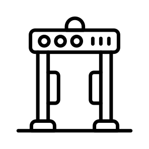 Security, Gate, Checkpoint, Terminal, Gateway icon
