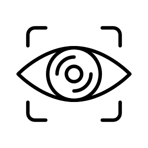 Security, Safety, Protection, Eye, Scan icon
