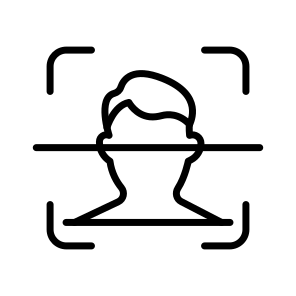 Security, Safety, Protection, Scan, Biometric icon