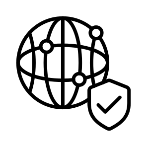 Shield, Connection, Network, Web, Browser icon