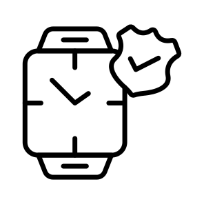 Smartwatch, Wristwatch, Watch, Device, Shield icon
