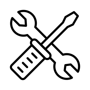 Troubleshooting, Help, Service, Support, Security icon