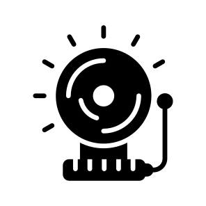 Alarm, Ringer, Knell, Alert, Warning icon