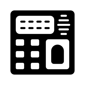 Biometric, Machine, Device, Scanner, Attendance icon