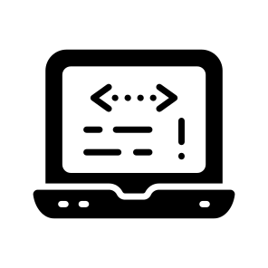 Coding, Development, Programming, Div, Laptop icon
