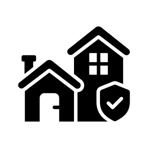 Home, House, Building, Insurance, Shield icon