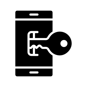 Key, Access, Unlock, Mobile, Phone,,, icon