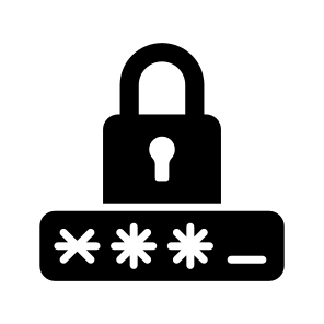 Login, Lock, Latch, Password, Pin icon