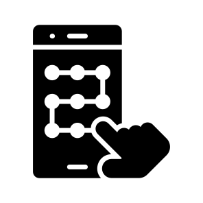 Pattern, Passcode, Unlock, Sequence, Mobile icon