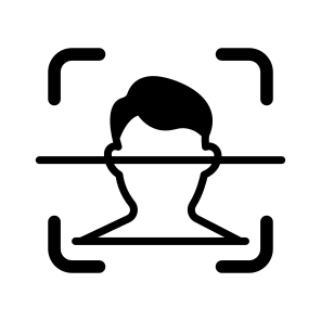 Security, Safety, Protection, Scan, Biometric icon