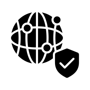 Shield, Connection, Network, Web, Browser icon
