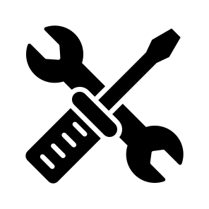 Troubleshooting, Help, Service, Support, Security icon