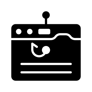 Website, Phishing, Hacking, Cybercrime, Cyberattack icon