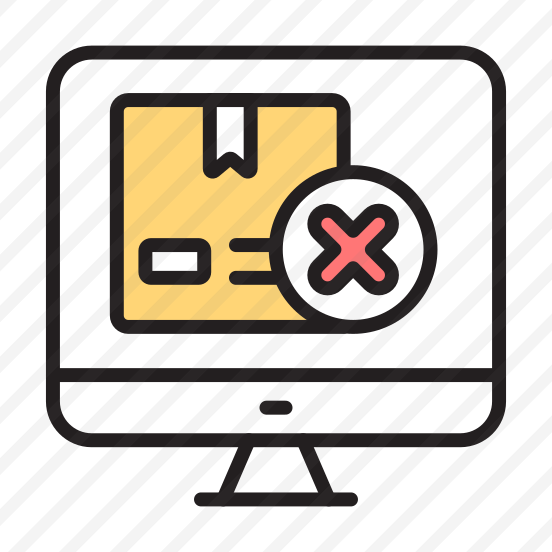 Cancellation, Rejection, Wrong, Online, Monitor preview