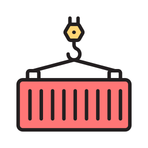 Container, Lifting, Consignment, Storage, Logistics icon