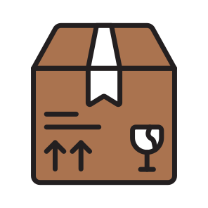 Fragile, Order, Logistics, Freight, Cargo icon