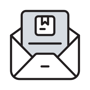 Mail, Message, Email, Correspondence, Logistics icon