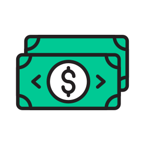 Money, Cash, Currency, Payment, Billing icon