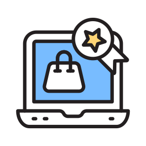 Quality, Assurance, Badge, Star, Online icon