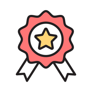 Quality, Honour, Badge, Reward, Award icon