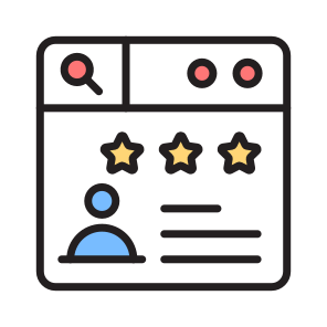 Rating, Review, Feedback, Satisfaction, Experience icon